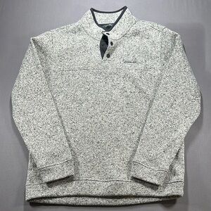 Eddie Bauer Radiator Fleece Quarter Snap-Front Pullover Sweater - Mens Large
